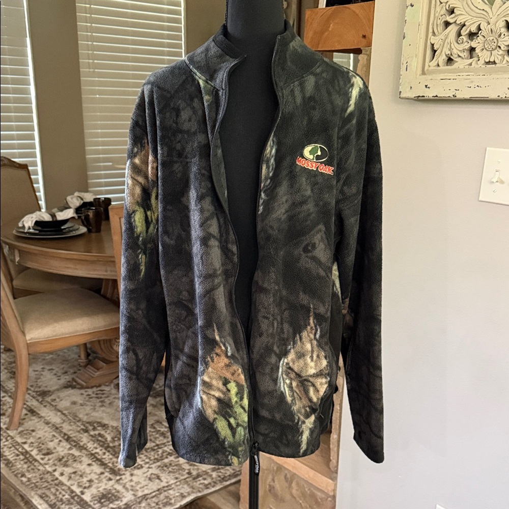 Mossy Oak Men's Camouflage Zip-Up Jacket